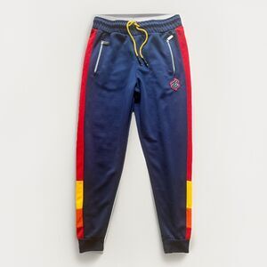Vintage RocaWear Men Sweatpants Size Large Blue Red Sport Comfort Urban
